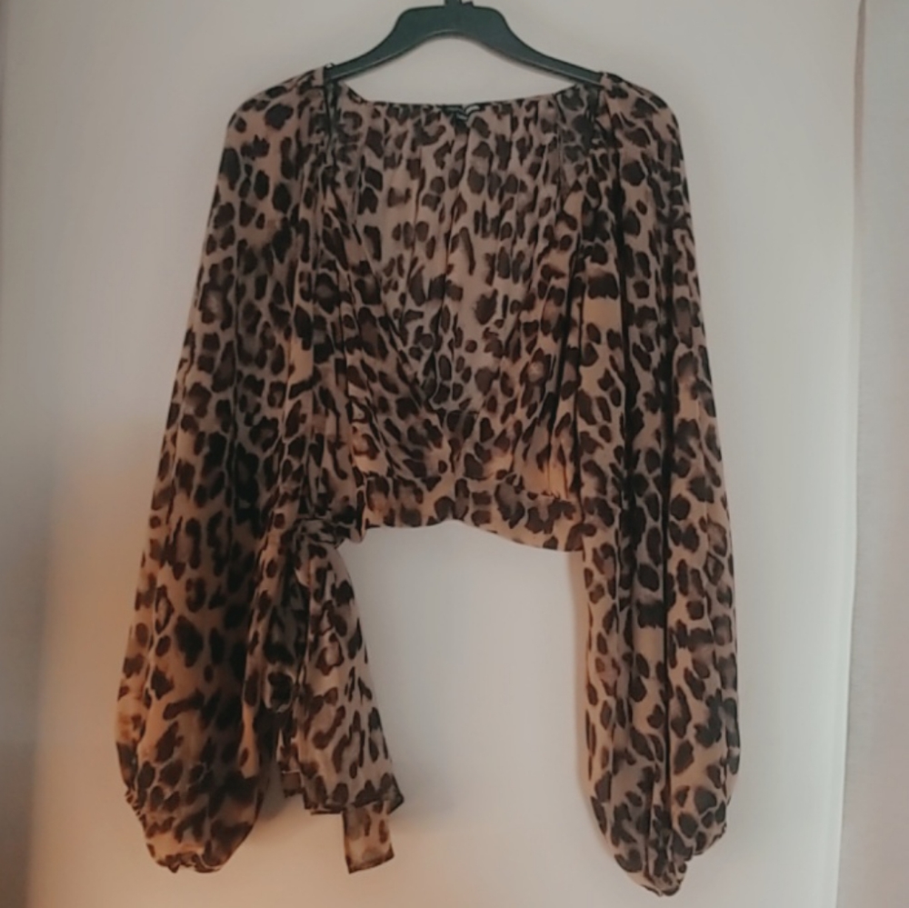 Leopard blouse